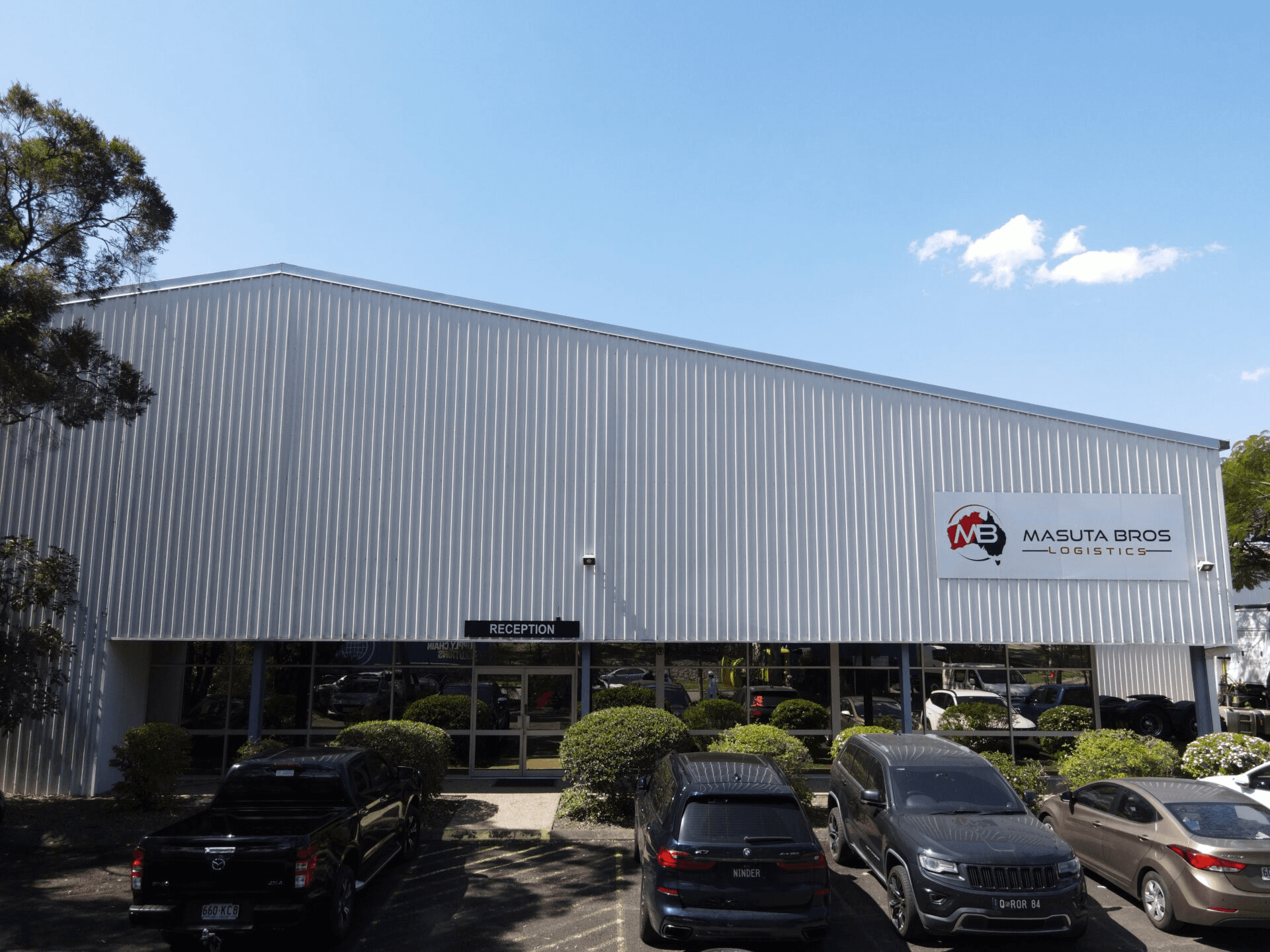 Masuta Bros Logistics warehouse reception entrance